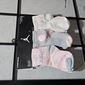 Jordan Infant/Toddler Socks New 6 Pairs